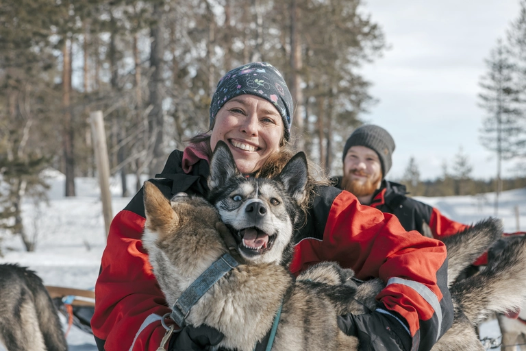 Huskysafari Finnisch Lappland Wolters Rundreisen